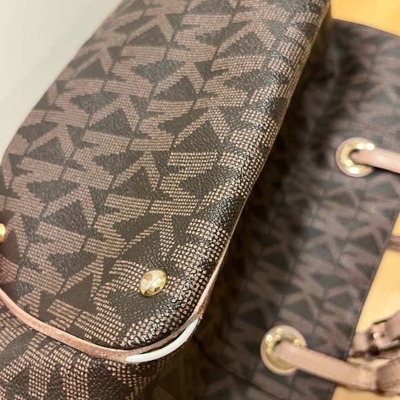 MICHAEL KORS logo label satchel bag 💼 - Picture 10 of 15